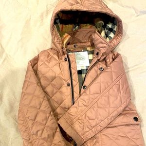 Toddler Girls Burberry Jacket- Size 3T